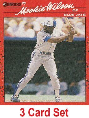 Mookie Wilson Baseball Card Collection